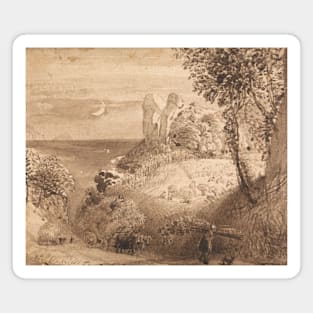 A Pastoral Scene by Samuel Palmer Magnet